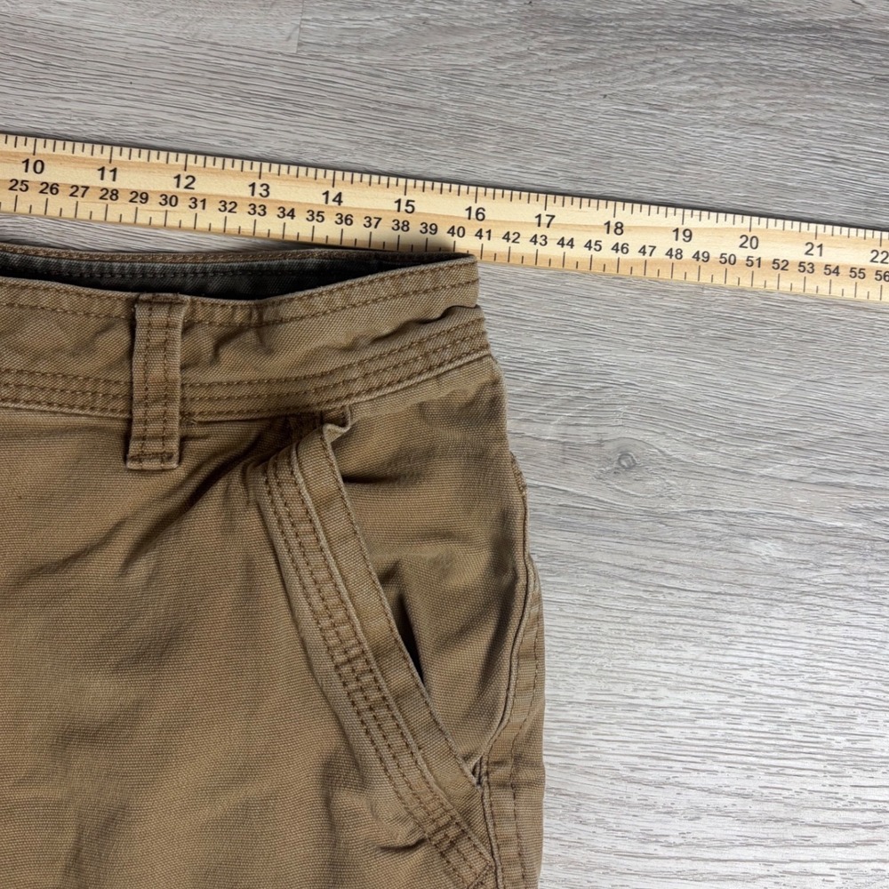 G.H. Bass & Co. Canvas Work Pants Mens 32x30 Brown Straight Leg Utility Outdoor - Picture 7 of 8